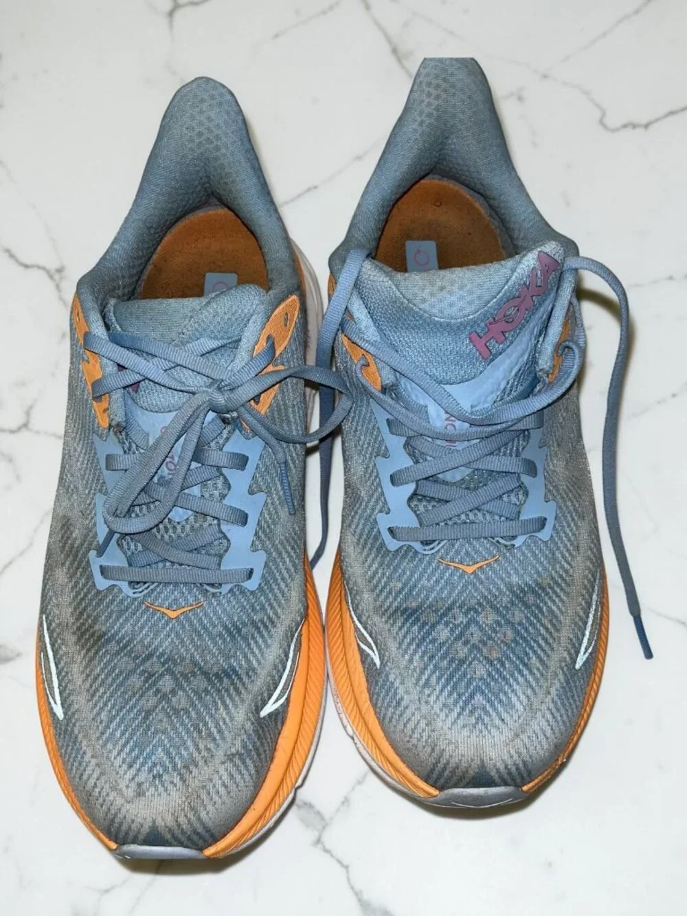 HOKA Clifton 9 Running Shoes in Airy Blue/Ice Water, Women’s Size 10.5B.